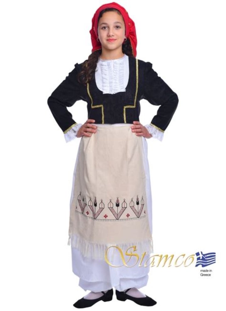 Greek Costume Crete Girl — Blessed Celebration